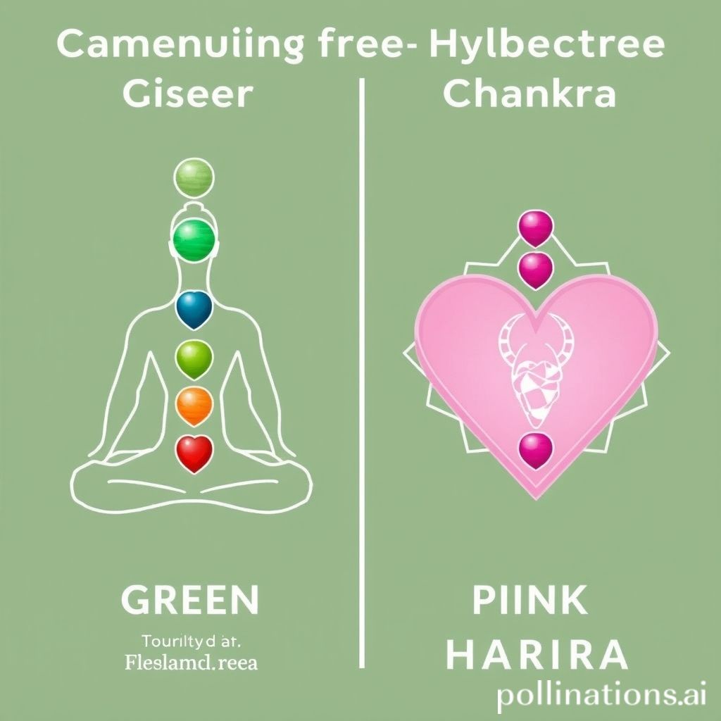 Comparing the Green and Pink Heart Chakras