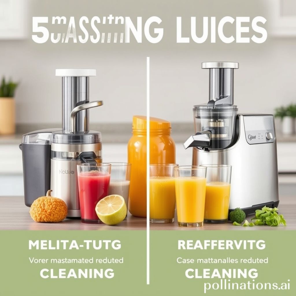 Comparison of Masticating Juicers: Quick and Easy Cleaning