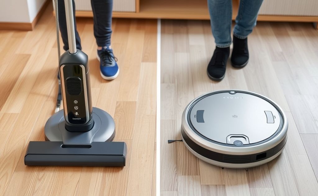 Comparison of vacuum cleaners and robot vacuums