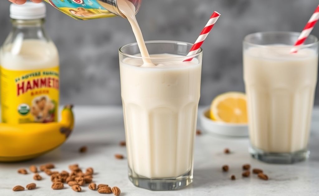 Condensed milk adds creaminess to milkshakes