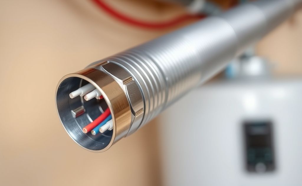 Conduit for safe water heater wire installation