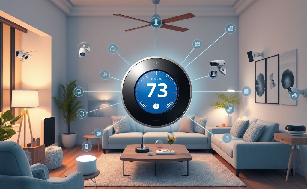 Connect your thermostat with smart home devices