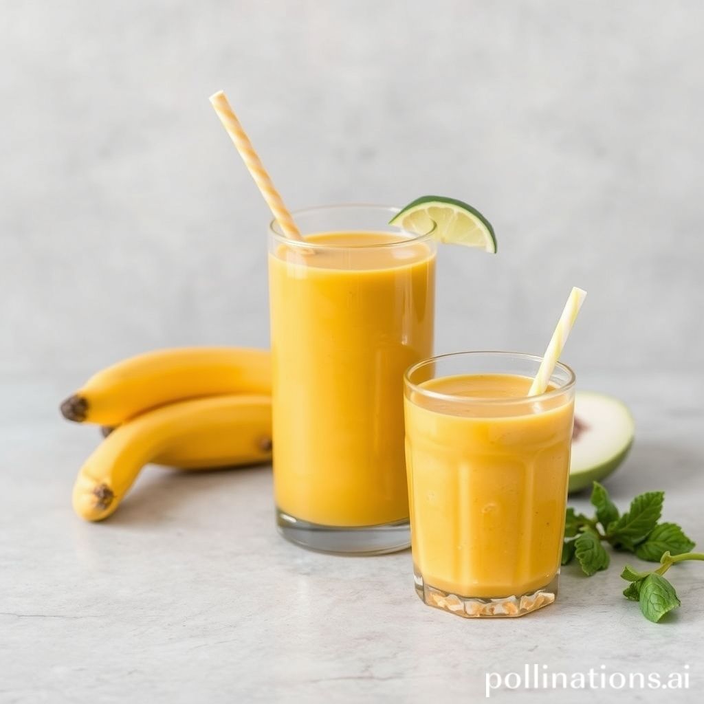 Fresh and Organic Pulp Smoothie with Balanced Ingredients