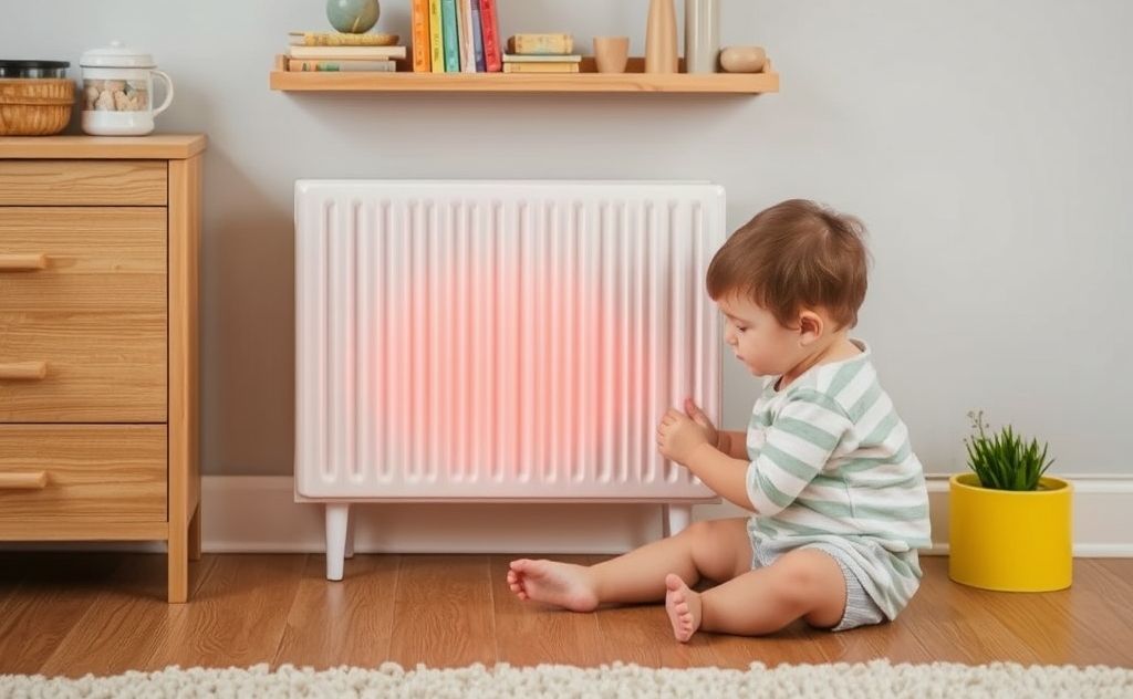 Convection heater safety for children at home