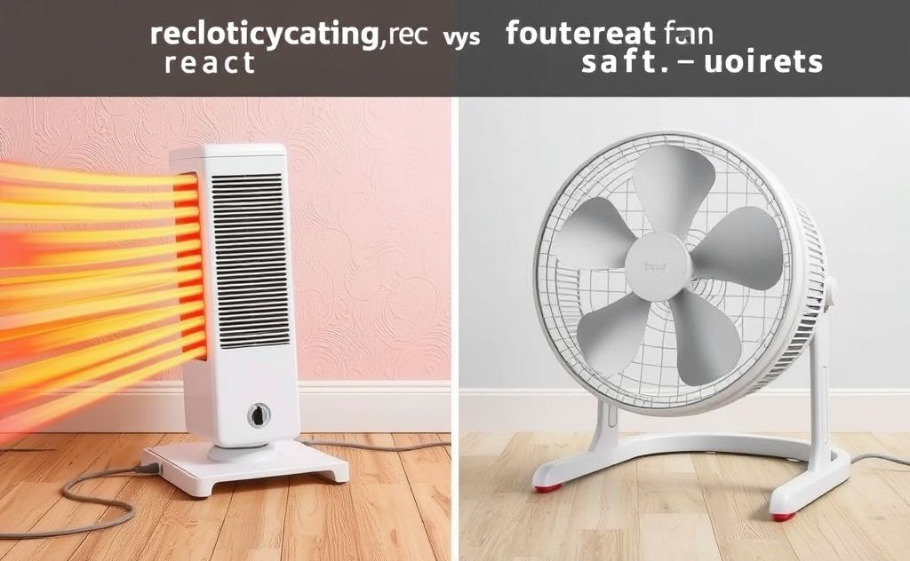 Convection heaters and fan heaters compared