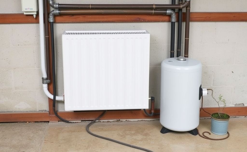 Convert electric heater to natural gas system