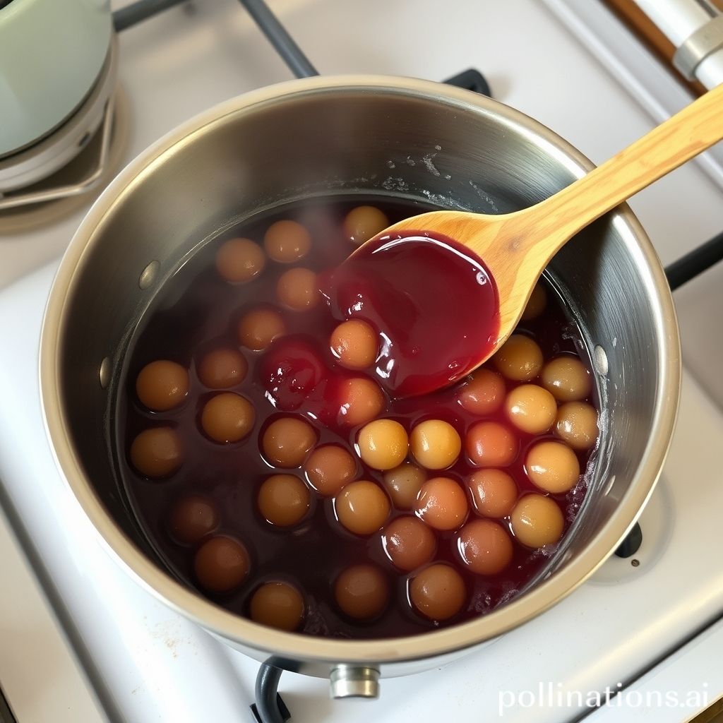 Grape Jelly Cooking Process