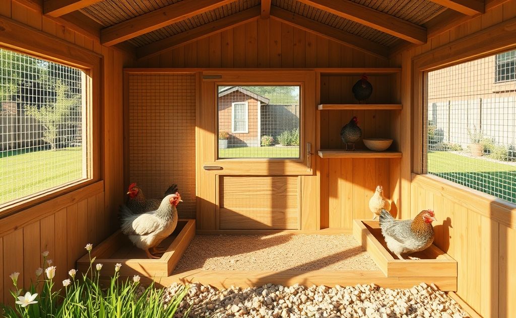 Coop design for 10 happy chickens