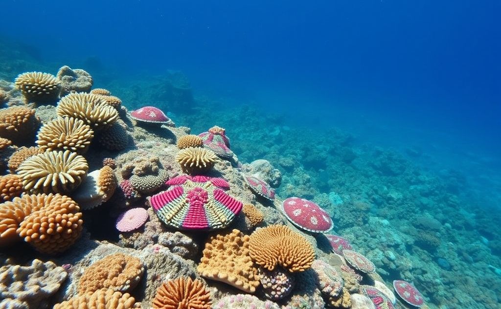 Coral reefs affected by rising ocean temperatures