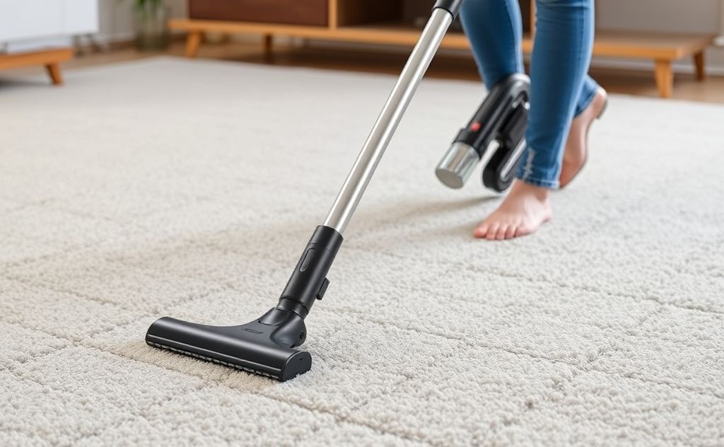 Cordless vacuum strong suction for carpets
