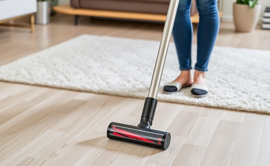 Cordless vacuum with low noise levels