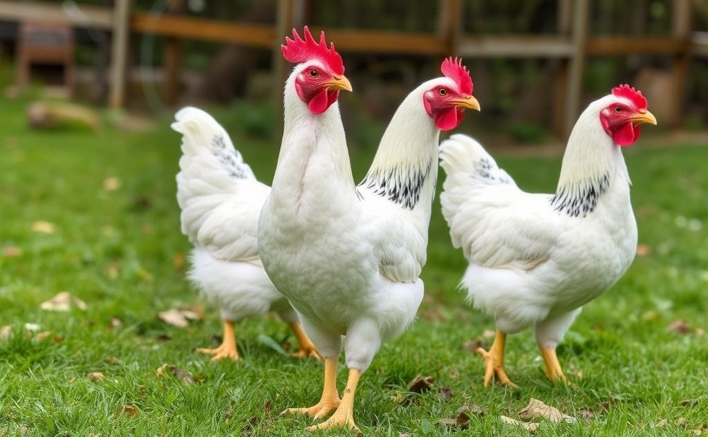 Cornish Cross chickens are fast-growing meat birds