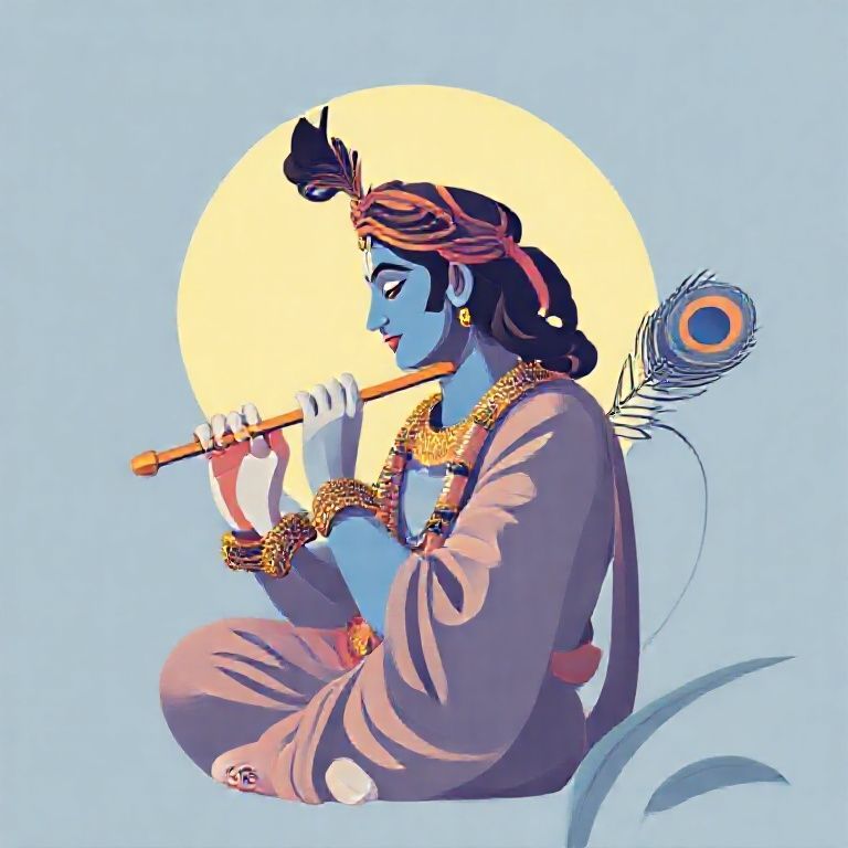 Nirjara's devotion to Lord Krishna