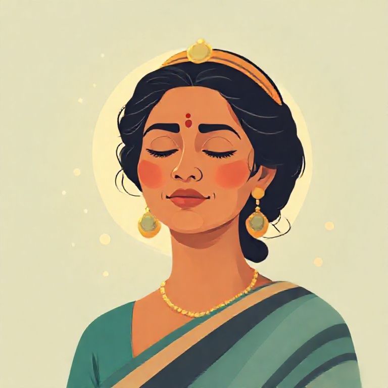 Nirjara's mother, embodying peace