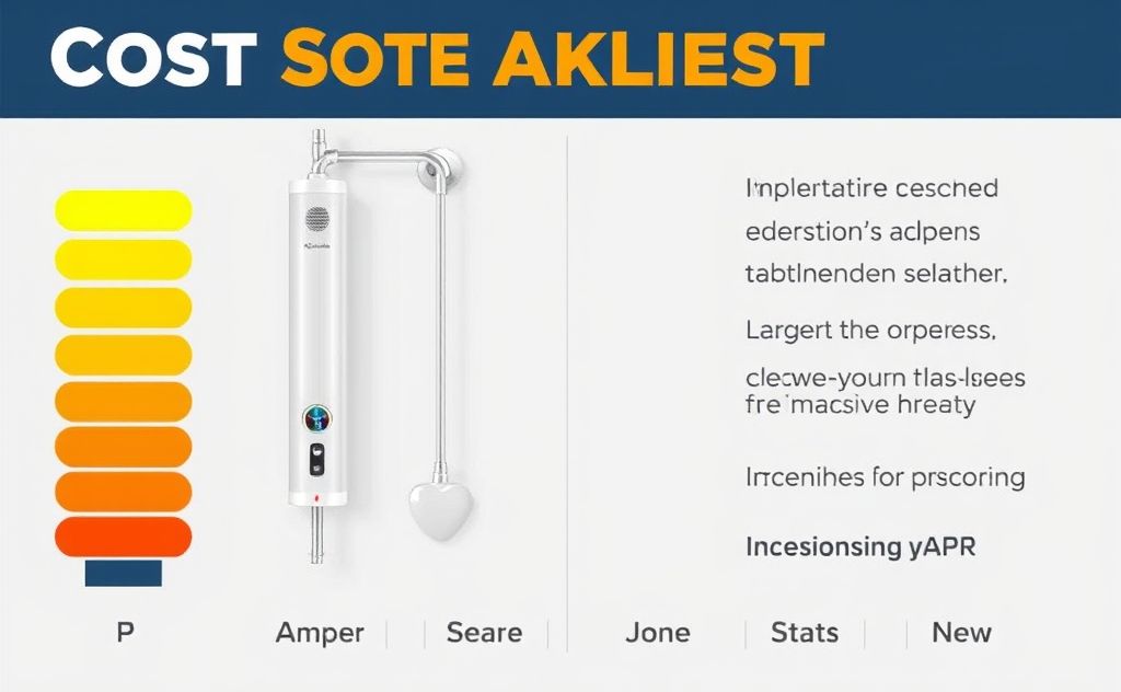 Cost analysis of immersion heaters with energy-saving tips.