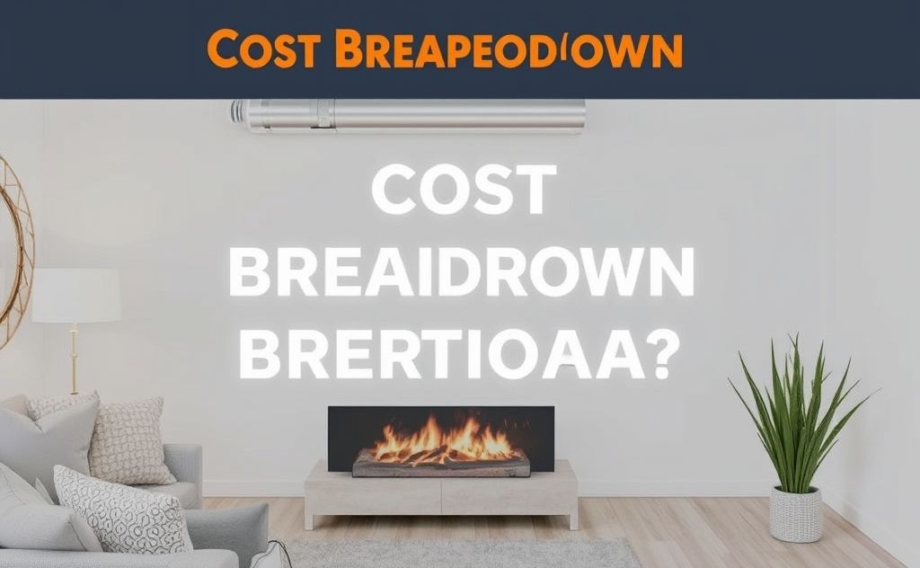Cost breakdown for ducted central heating installation