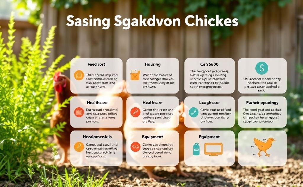 Cost breakdown for raising backyard chickens