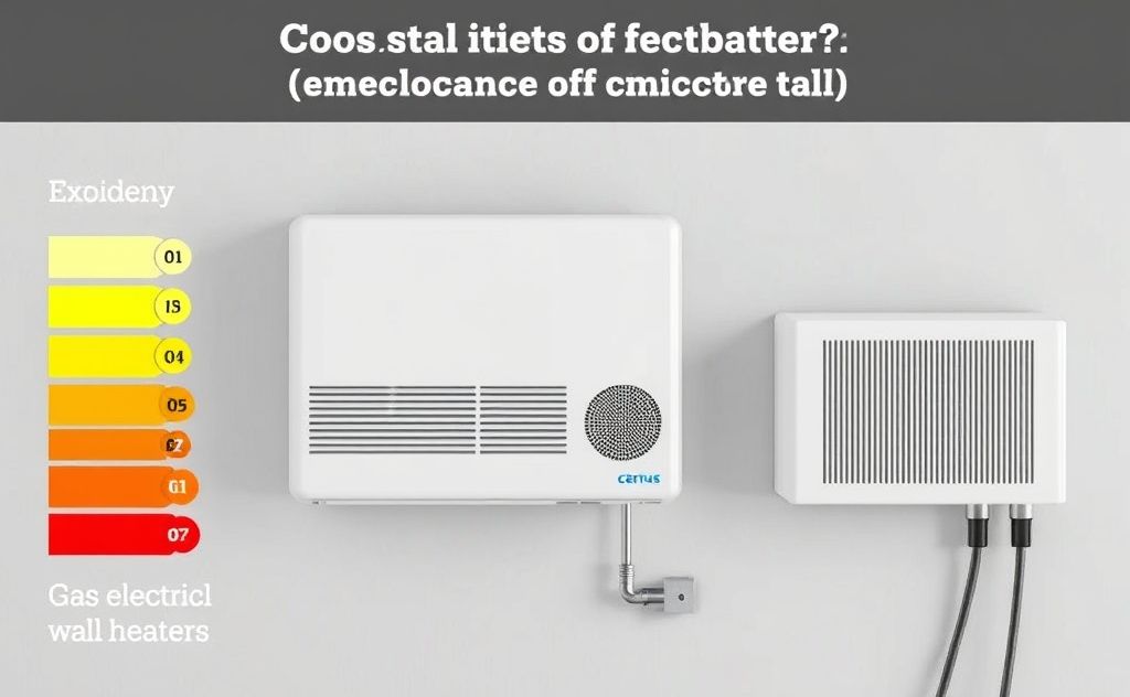Cost comparison gas electric wall heaters efficiency