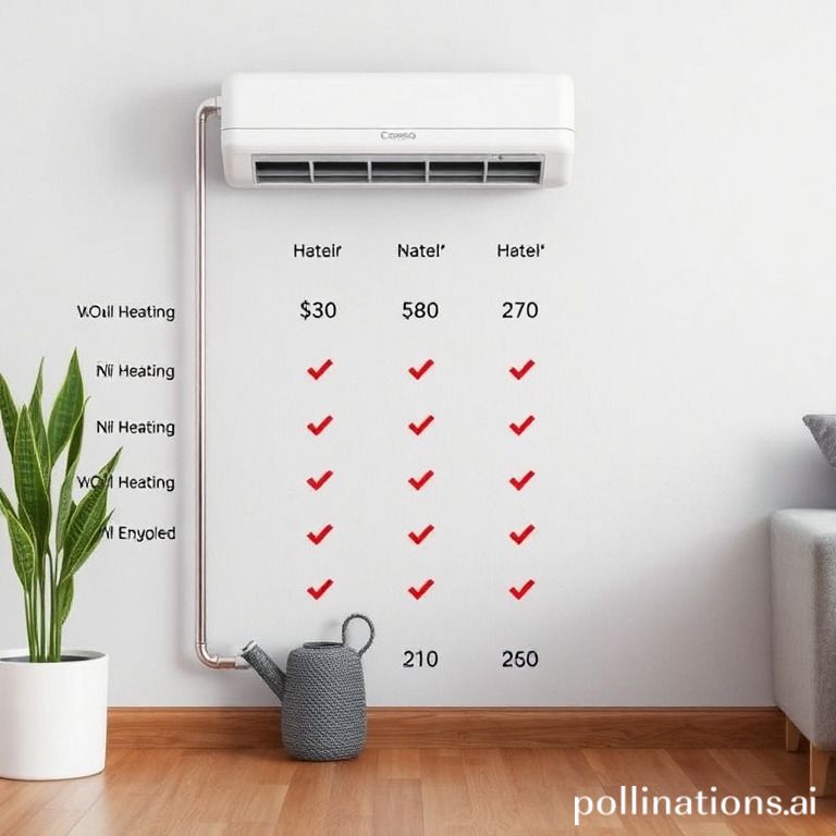 Cost comparison of different heating methods