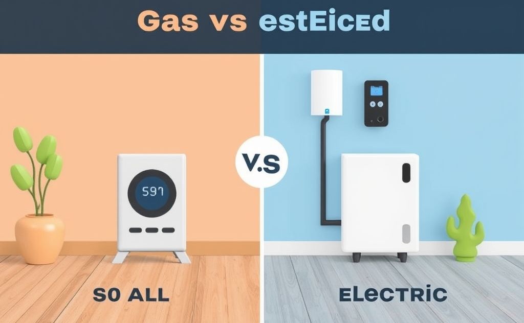 Cost comparison of gas vs electric heating options