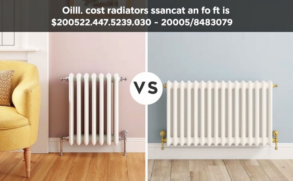 Cost comparison of oil-filled radiators vs central heating