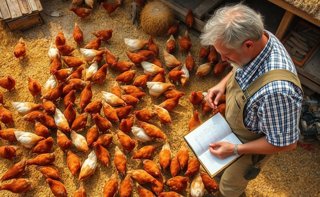 Cost of feeding chickens on a farm