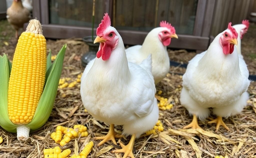 Crack corn for chickens at home easily