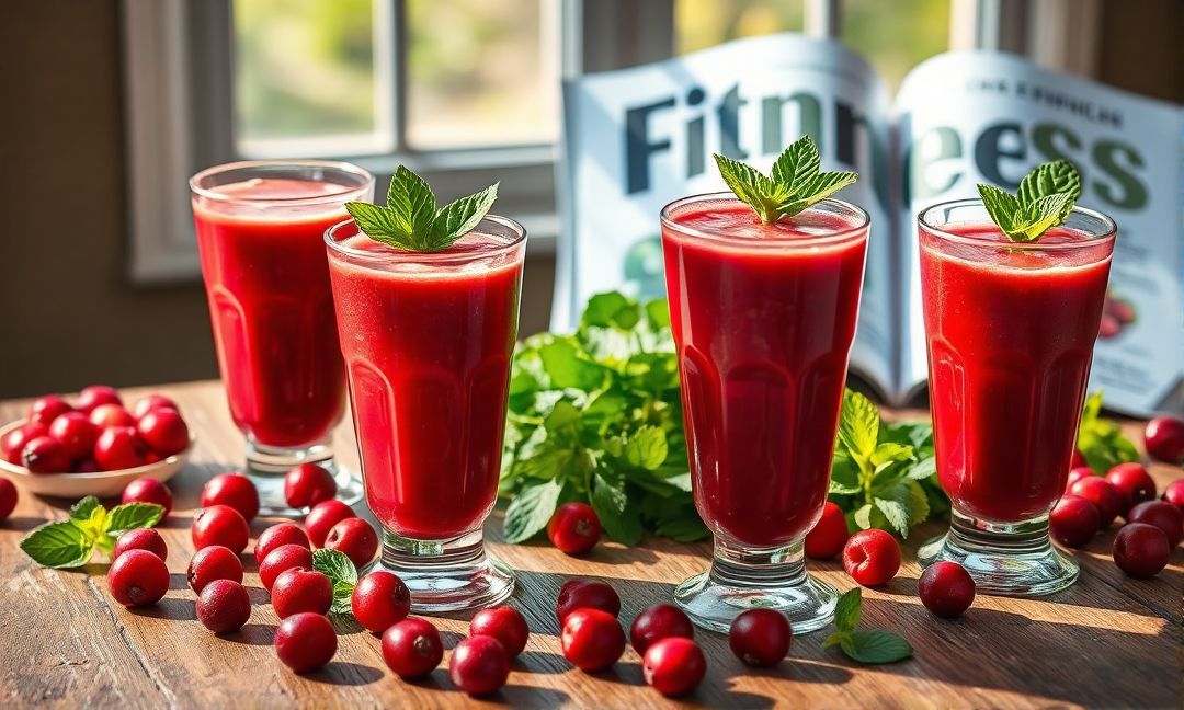 Cranberry Juice Smoothies for Fitness Enthusiasts