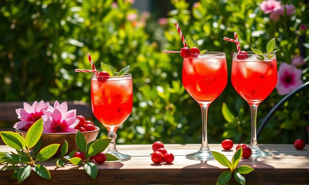 Cranberry cocktails for brunch