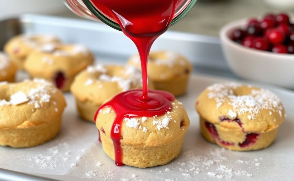 Cranberry juice adds flavor to baked treats.
