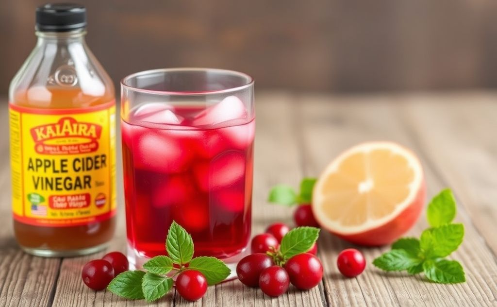 Cranberry juice and apple cider vinegar benefits