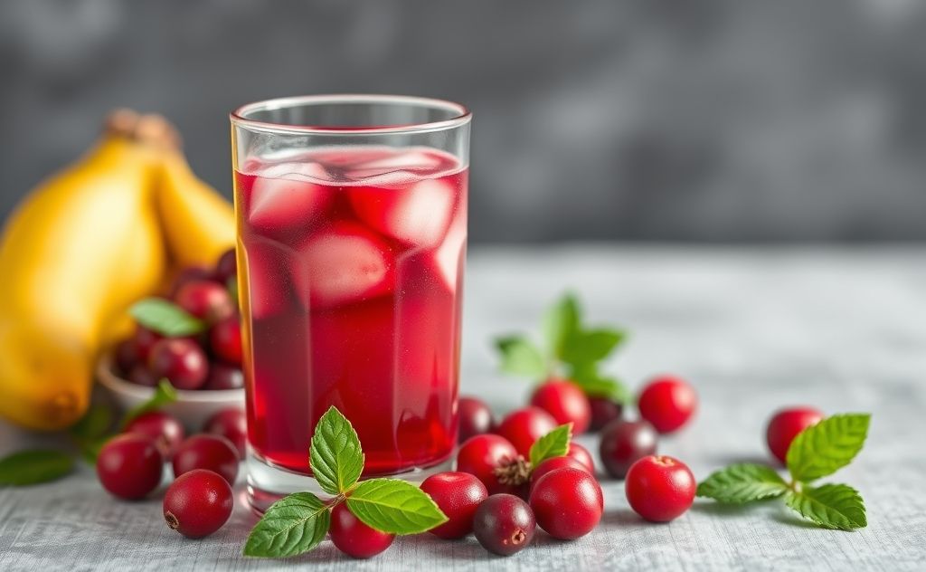 Cranberry juice and creatine for fitness boost