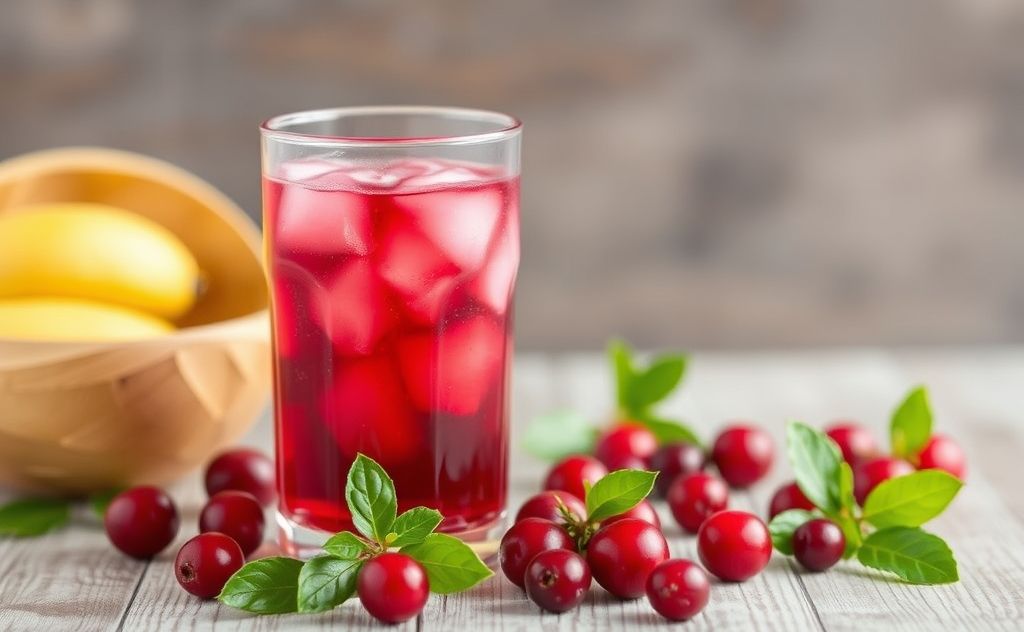 Cranberry juice as a healthy low-calorie option
