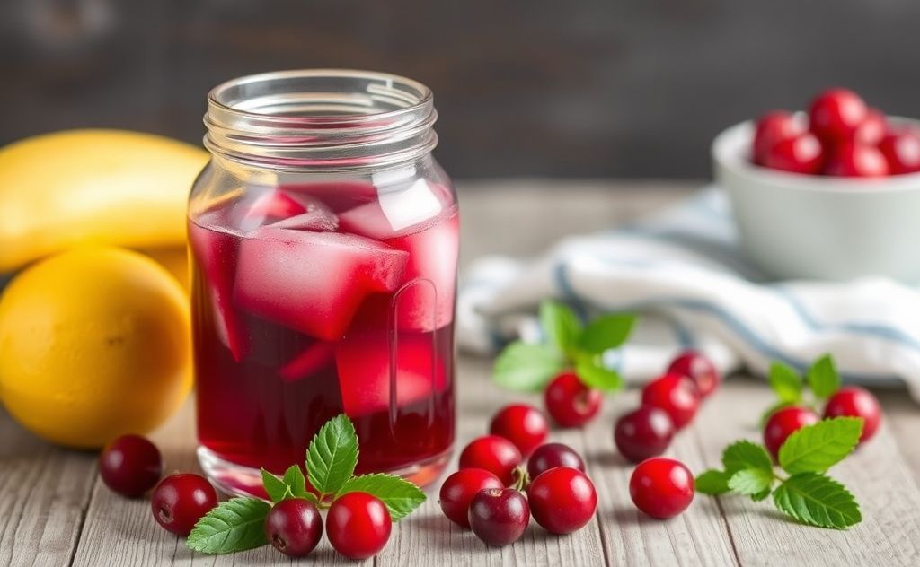Cranberry juice as vinegar substitute in recipes