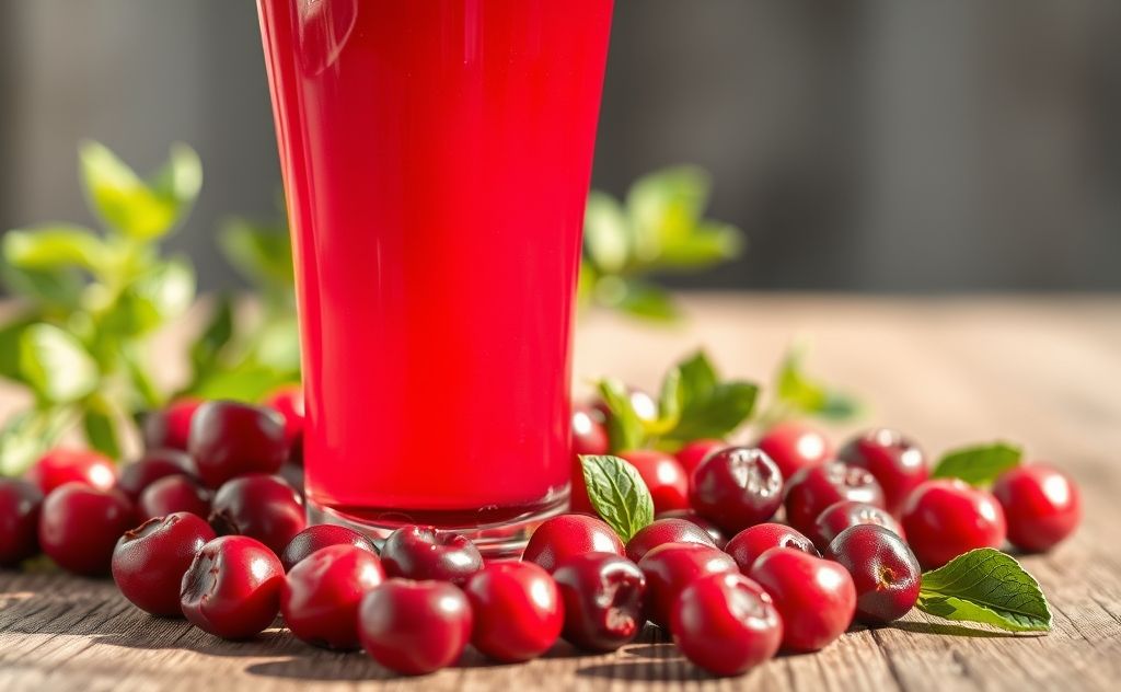 Cranberry juice benefits for Vitamin C levels