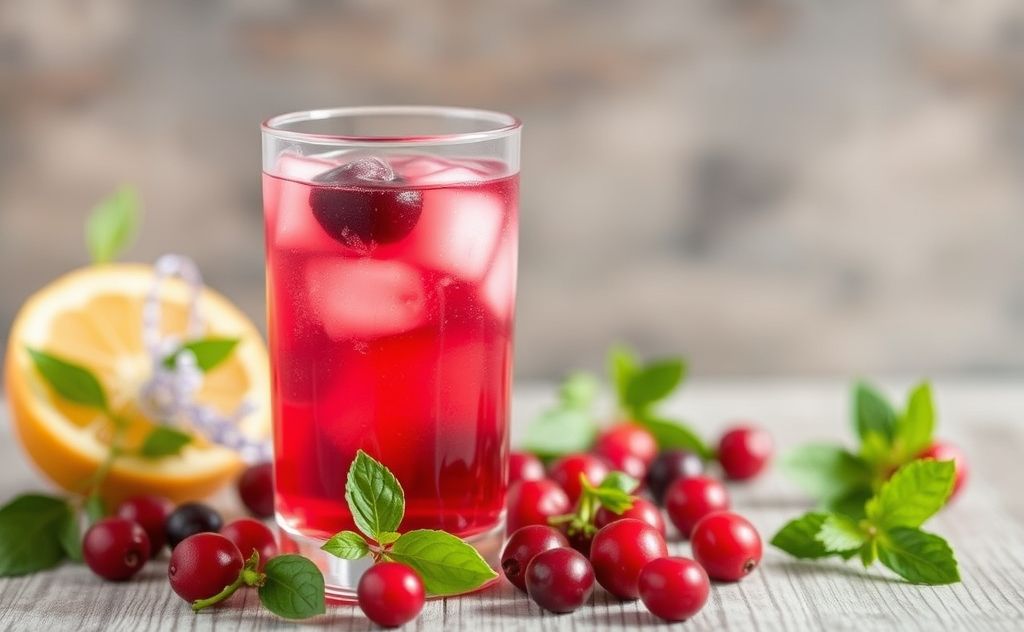 Cranberry juice benefits for hydration and health.
