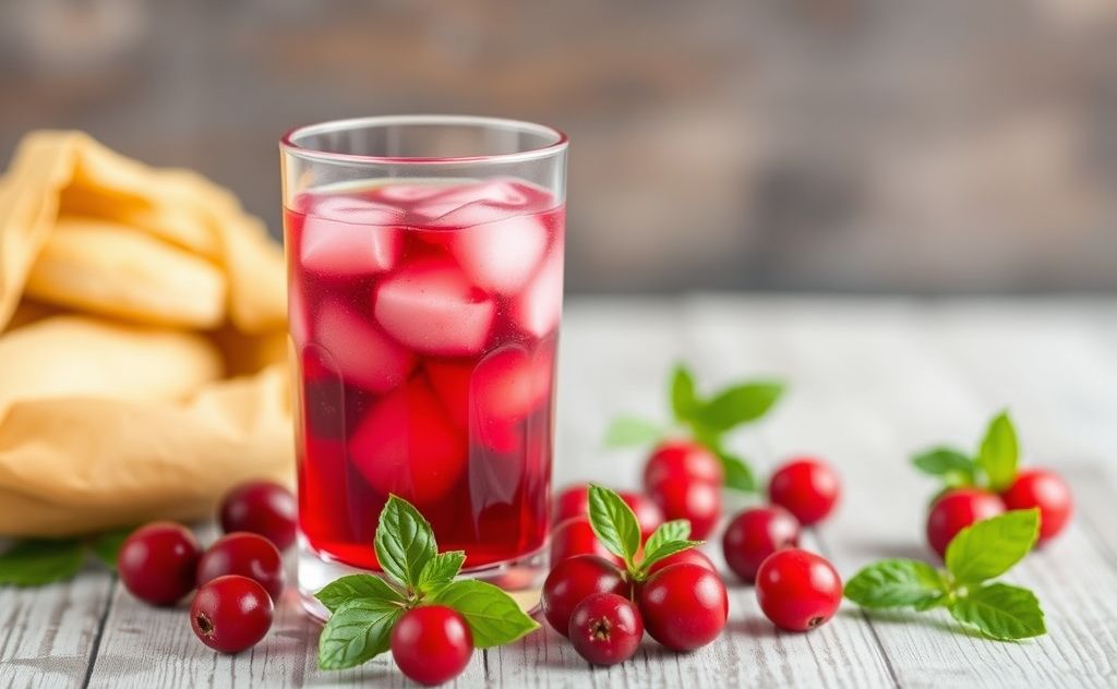 Cranberry juice benefits for low-calorie diets