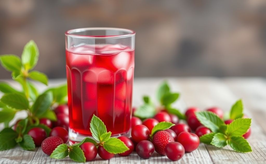 Cranberry juice benefits from powerful antioxidants.