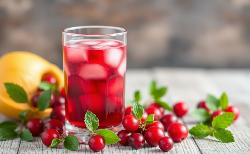 Cranberry juice benefits urinary health.