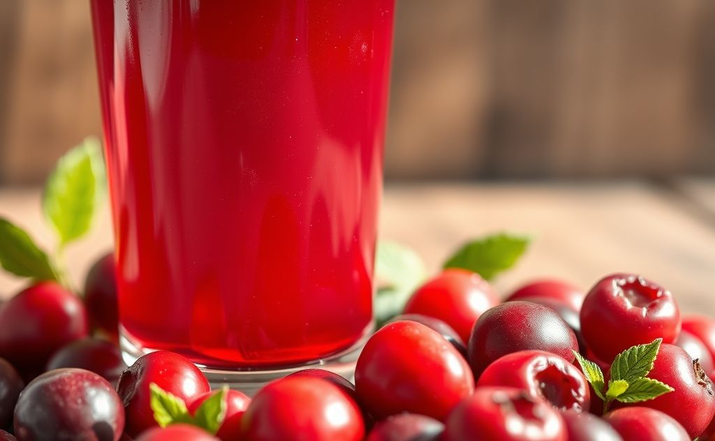 Cranberry juice boosting vitamin C absorption benefits