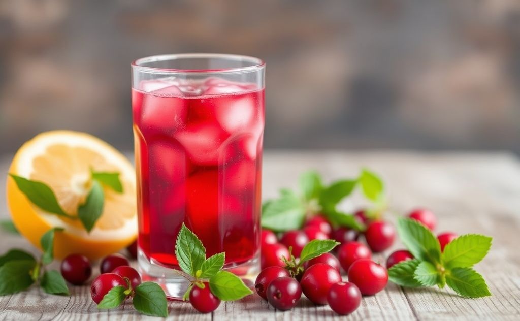 Cranberry juice boosts antioxidant levels.