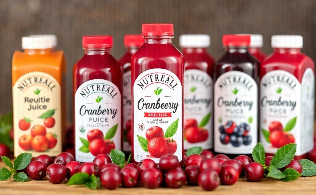 Cranberry juice brands with nutrient density focus