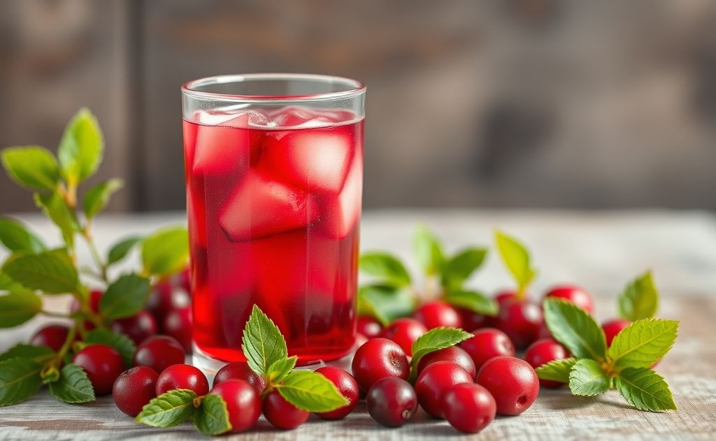 Cranberry juice bursting with antioxidant power