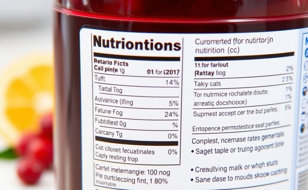 Cranberry juice calorie facts and nutrition overview