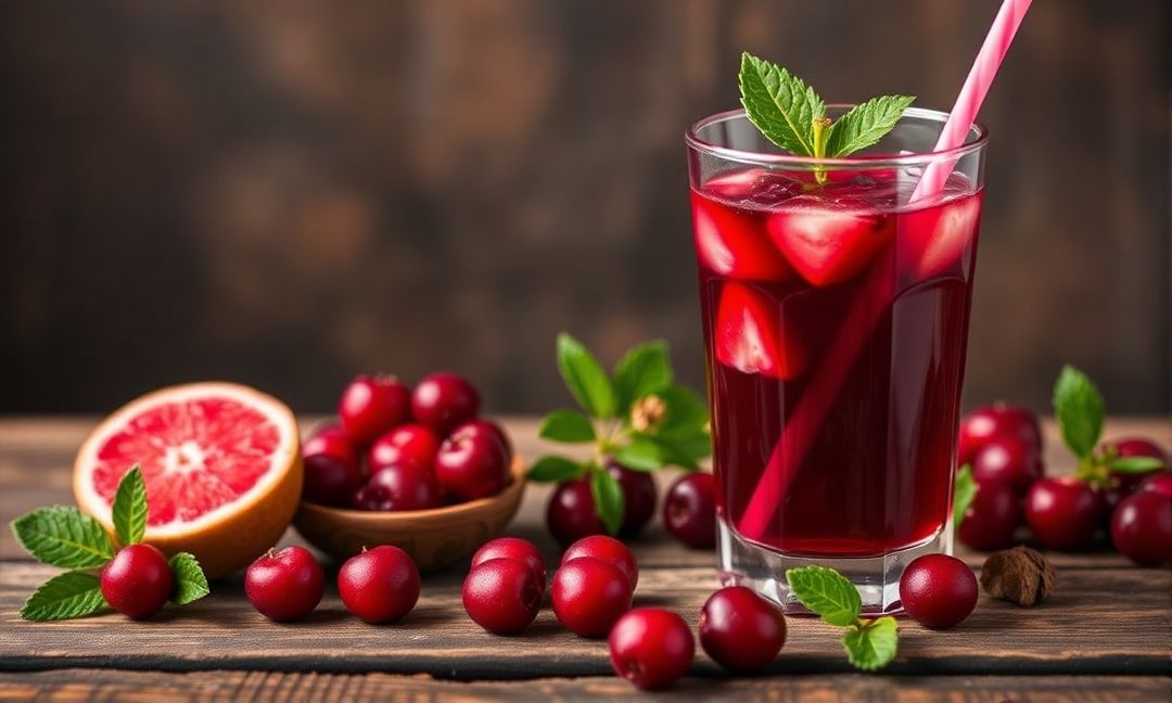 Cranberry juice daily nutrient intake