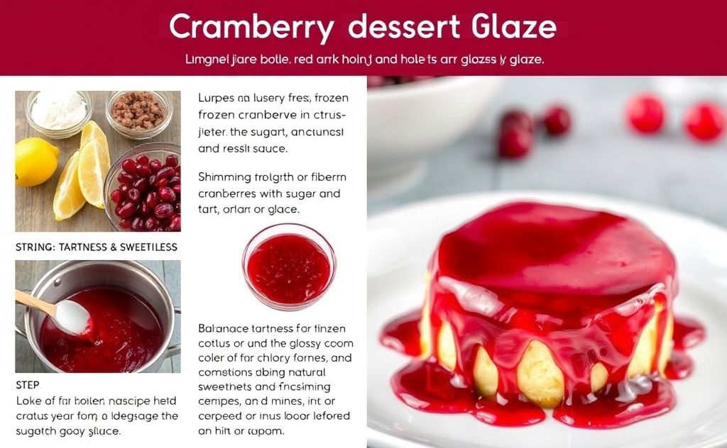 Cranberry juice dessert glaze recipe guide