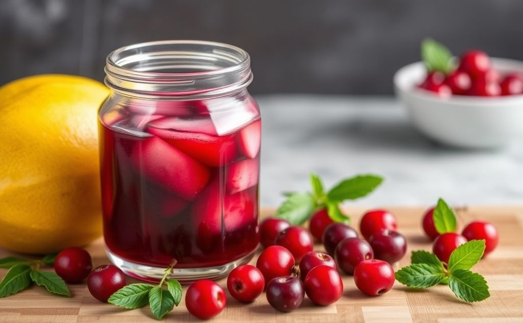 Cranberry juice enhances flavor and health in cooking.