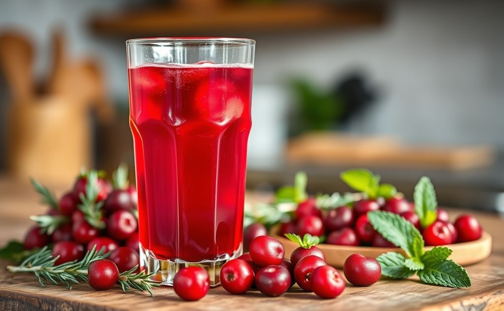 Cranberry juice enhances flavors in cooking.