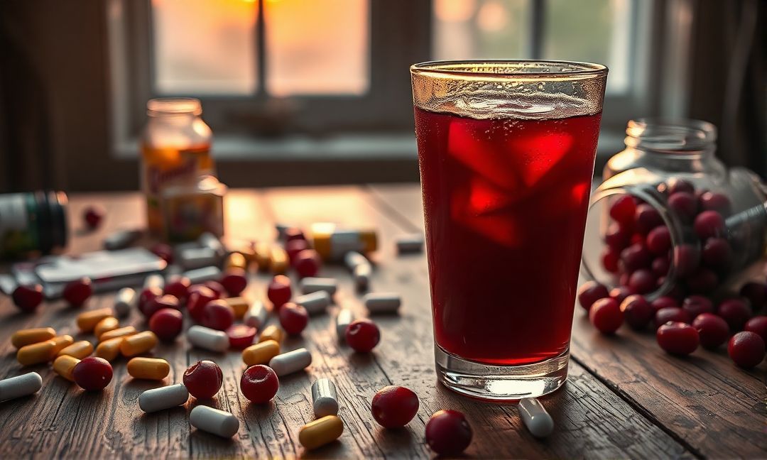 Cranberry juice for nutrient deficiencies