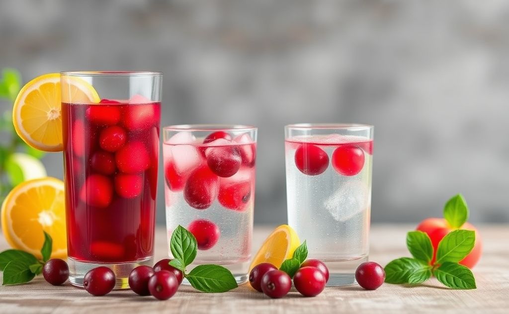 Cranberry juice hydration comparison electrolytes